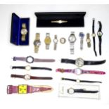 Wristwatches : A quantity of assorted watches to include examples by Accurist, Sekonda, Pulsar,