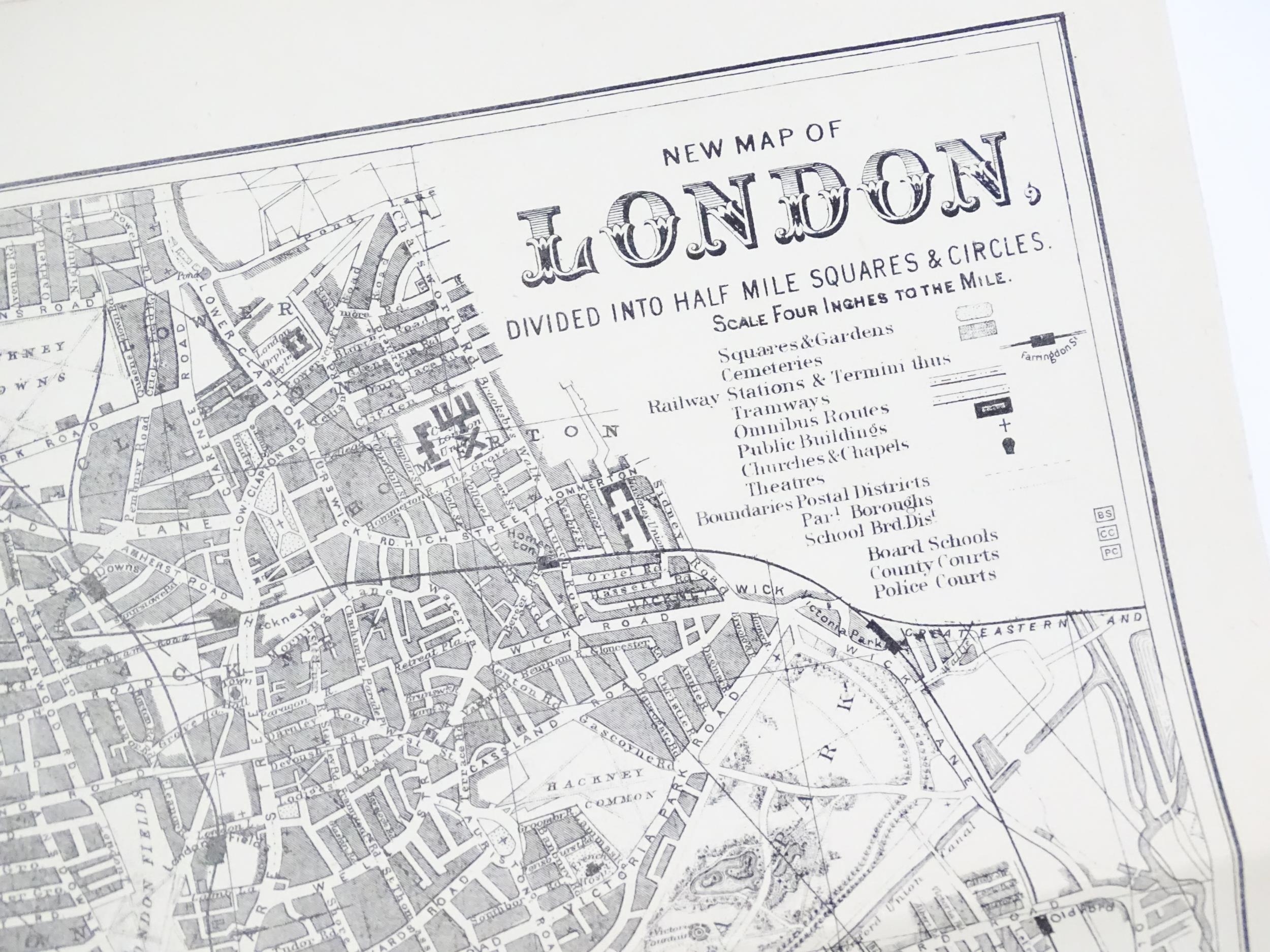 Four early 20thC maps from Cassell's Old and New London, to include London in the Reign of Queen - Bild 13 aus 24