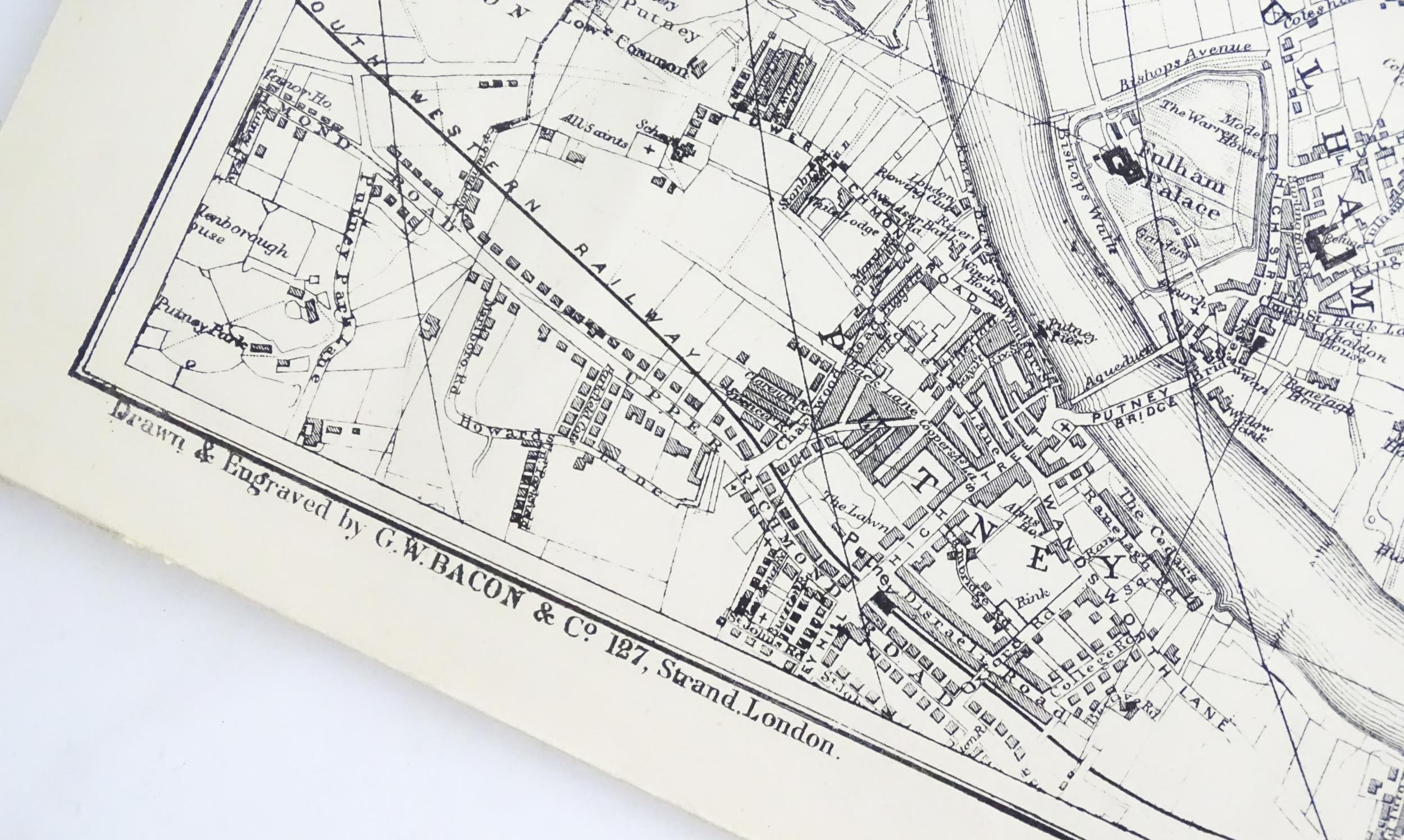 Four early 20thC maps from Cassell's Old and New London, to include London in the Reign of Queen - Bild 17 aus 24