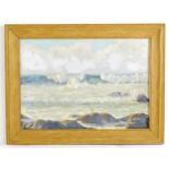 Henry L. Harris Jnr, 20th century, American School, Oil on canvas, Surf near Pacific Grove. Signed