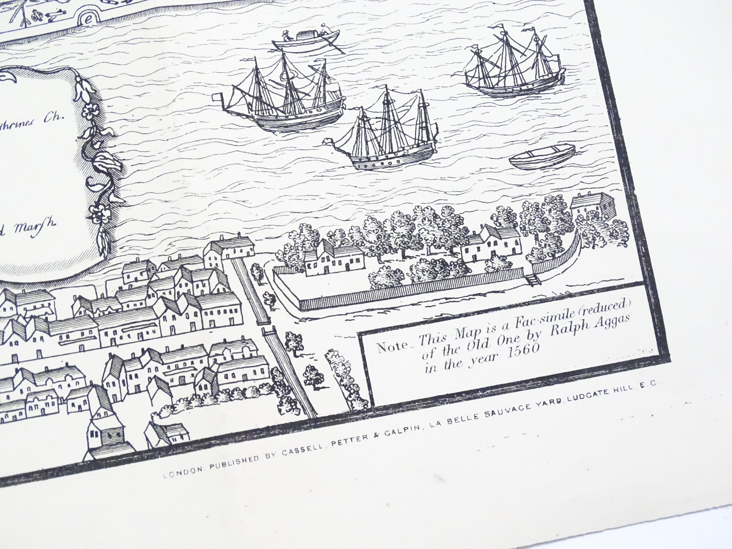 Four early 20thC maps from Cassell's Old and New London, to include London in the Reign of Queen - Bild 5 aus 24