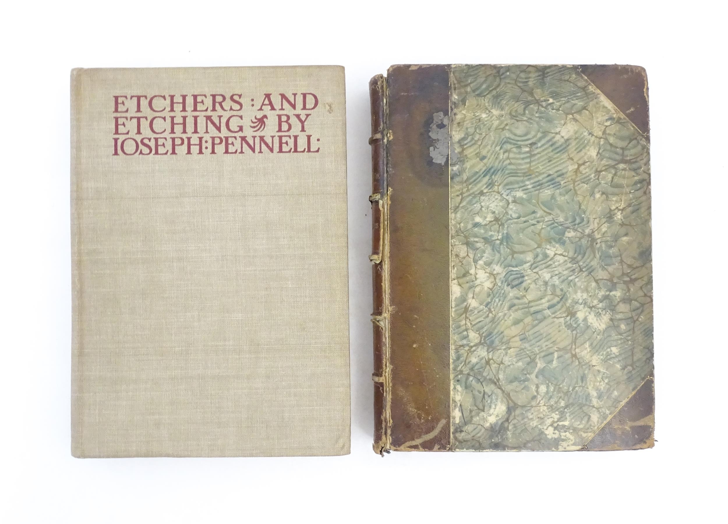 Books: Etchers and Etching, by Joseph Pennell, 1941. Together with Histoire de la Gravure by Georges