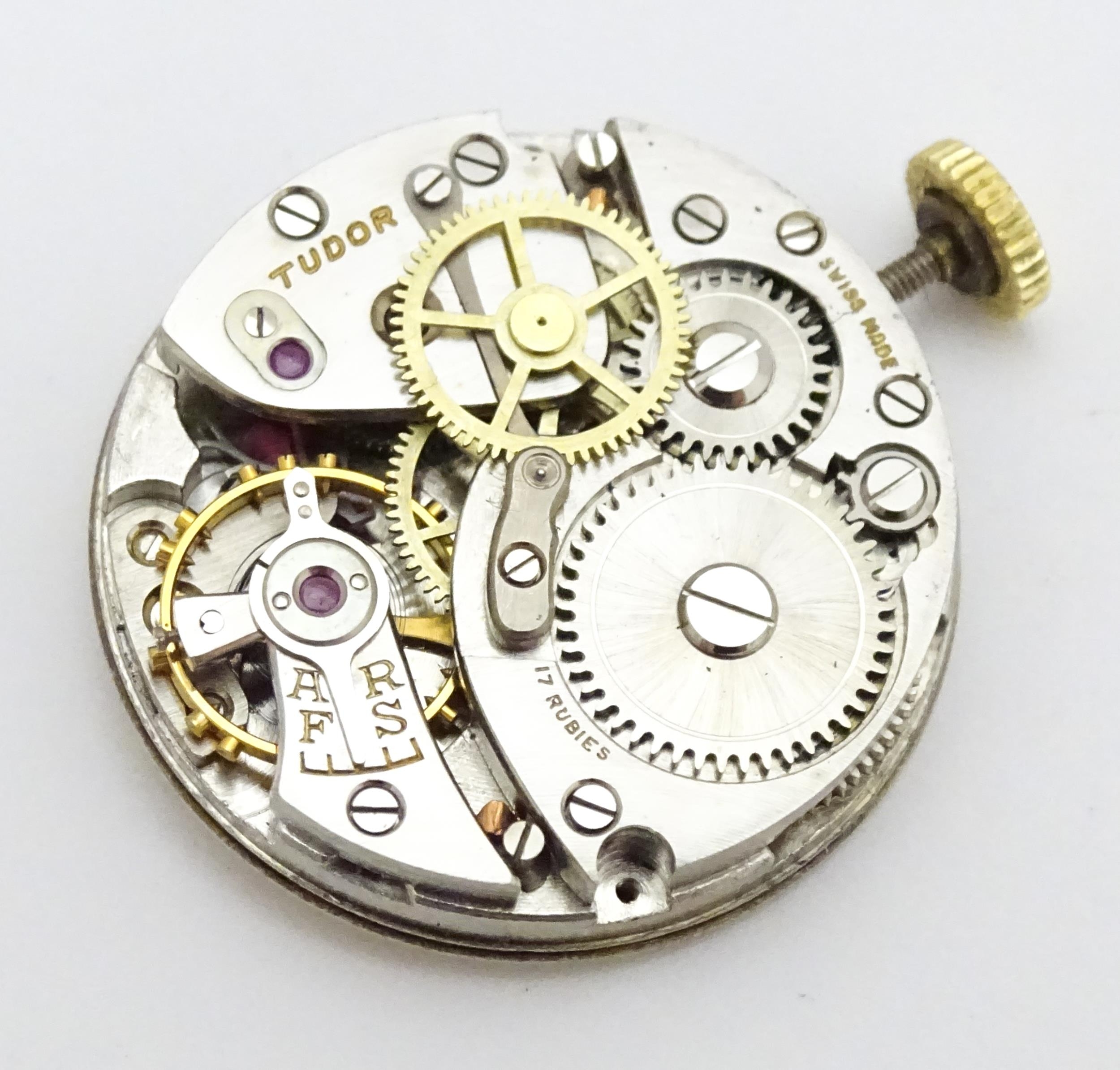 A Tudor (Rolex) 9ct gold cased wristwatch, hallmarked Birmingham 1951, maker Dennison Watch Case Co. - Image 2 of 8