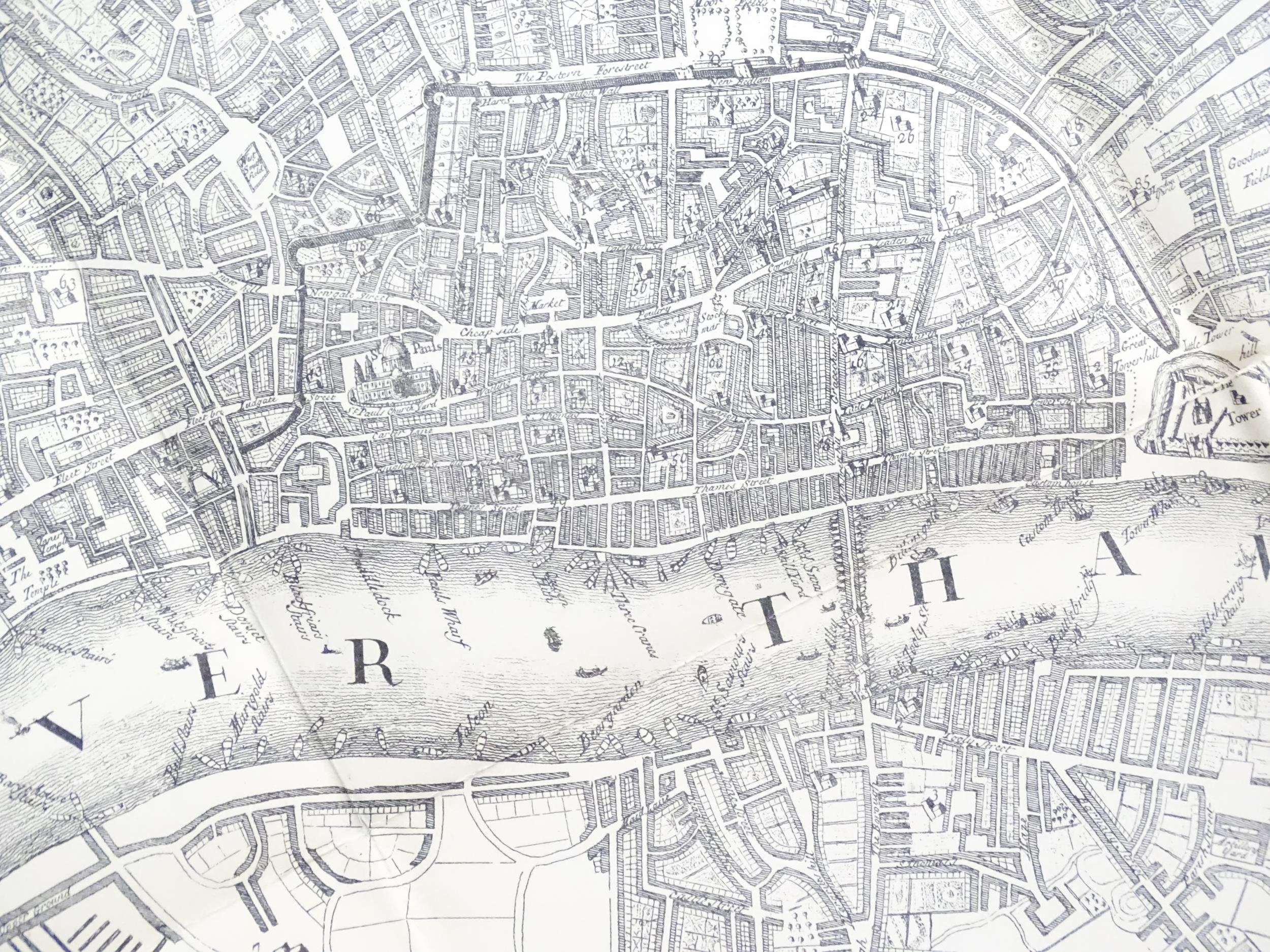 Four early 20thC maps from Cassell's Old and New London, to include London in the Reign of Queen - Bild 10 aus 24