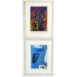 Eugene Power, 20th century, Limited edition prints, Neon Nights, and Moon Street. Signed, dated