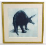 Helen Fay (b. 1968), Trial Proof lithograph, Aardvark. Signed, titled and dated 1996 in pencil