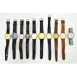 A quantity of assorted gentleman's wrist watches to include examples by Sekonda, Ingersol, Hefik,