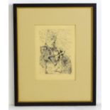 After Salvador Dali (1904-1989), Etching, El Cid. Approx. 6 3/4" x 4 3/4" Please Note - we do not