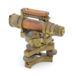 A 20thC surveyor's theodolite / surveyors level, by Stanley of London, no. 6481. Approx. 5 3/4" high