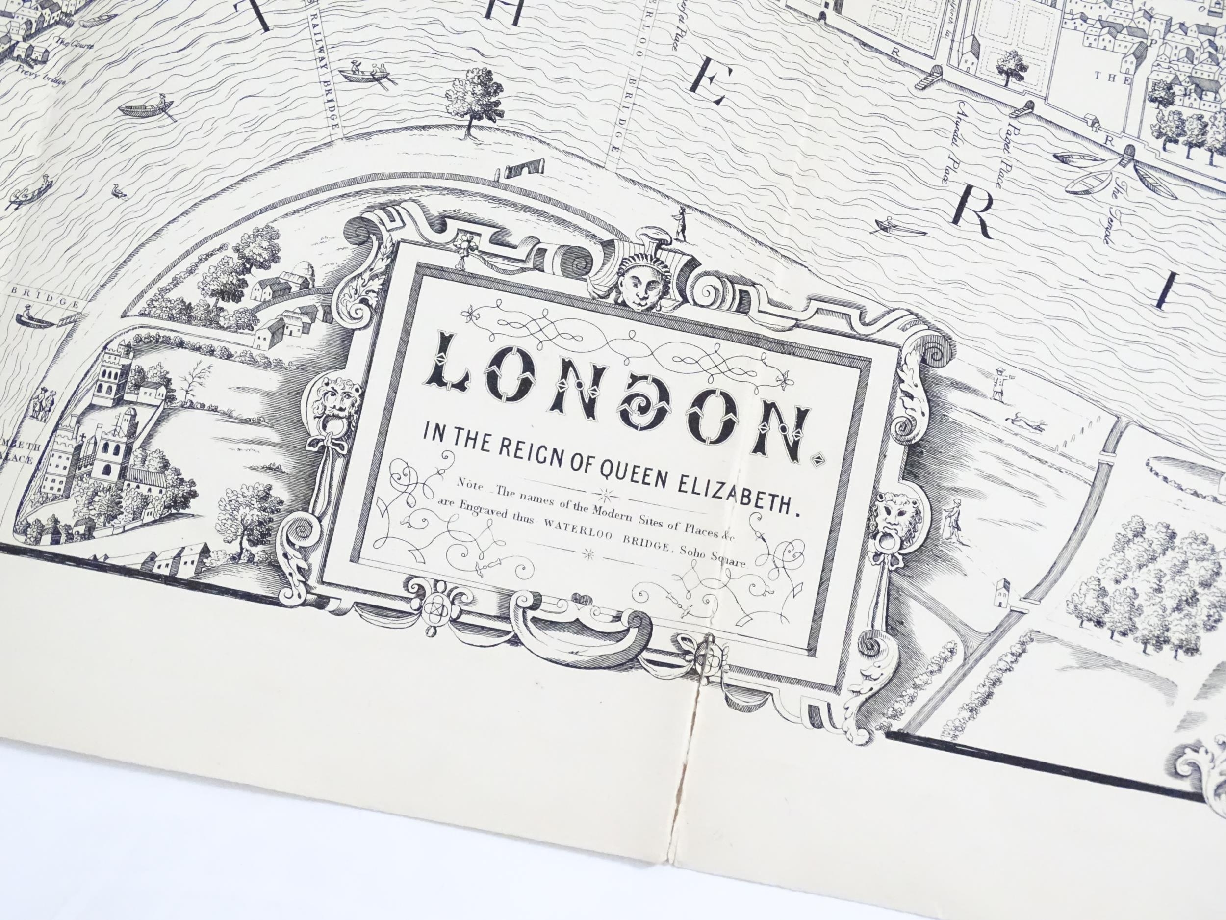 Four early 20thC maps from Cassell's Old and New London, to include London in the Reign of Queen - Bild 20 aus 24