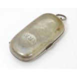 A silver sovereign case hallmarked 1906 maker Horace Woodward & Co Ltd. 2 1/4" long Please Note - we