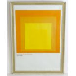 After Josef Albers (1888-1976), Lithograph, Homage to the Square, 1969 - Modern Masters