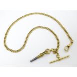 An 18ct gold watch chain approx. 15" long Please Note - we do not make reference to the