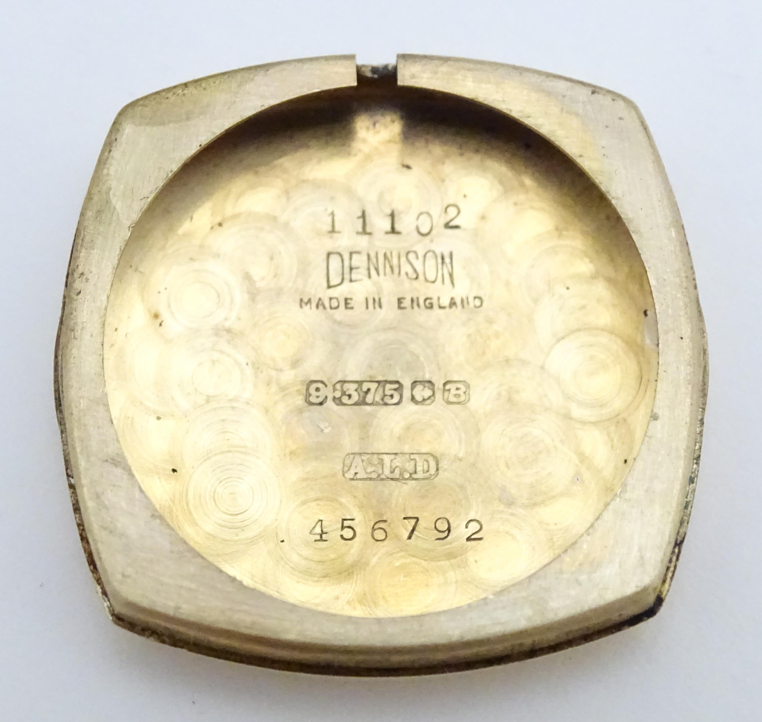 A Tudor (Rolex) 9ct gold cased wristwatch, hallmarked Birmingham 1951, maker Dennison Watch Case Co. - Image 8 of 8