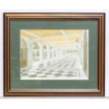 Albany Wiseman (1930-2021), Signed limited edition print, Guy's Hospital. Signed and titled in