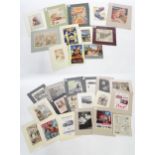 A quantity of assorted 20thC and later advertising prints etc. to include Hillman Minx / Hillman