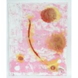 Bryony Leatherbarrow, 21st century, Mixed media on canvas, In The Pink. Signed and dated (20)05