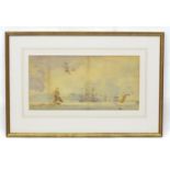Manner of John Christian Schetky (1778-1874), 19th century, Watercolour, Sailing boats and tall