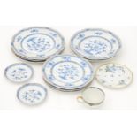 A quantity of assorted Limoges Haviland wares, to include plates, etc. Largest approx. 9 1/2"