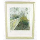 Olwyn Bowey, 20th century, Limited edition print, Victorian Greenhouse, no. 70 / 140. Signed, titled