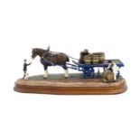 A Border Fine Arts limited edition model Guinness Dray by Ray Ayres, no. B0838. Limited edition