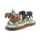 A Border Fine Arts James Herriot model Coming Home by Judy Boyt. Model no. JH9A. Model approx. 13