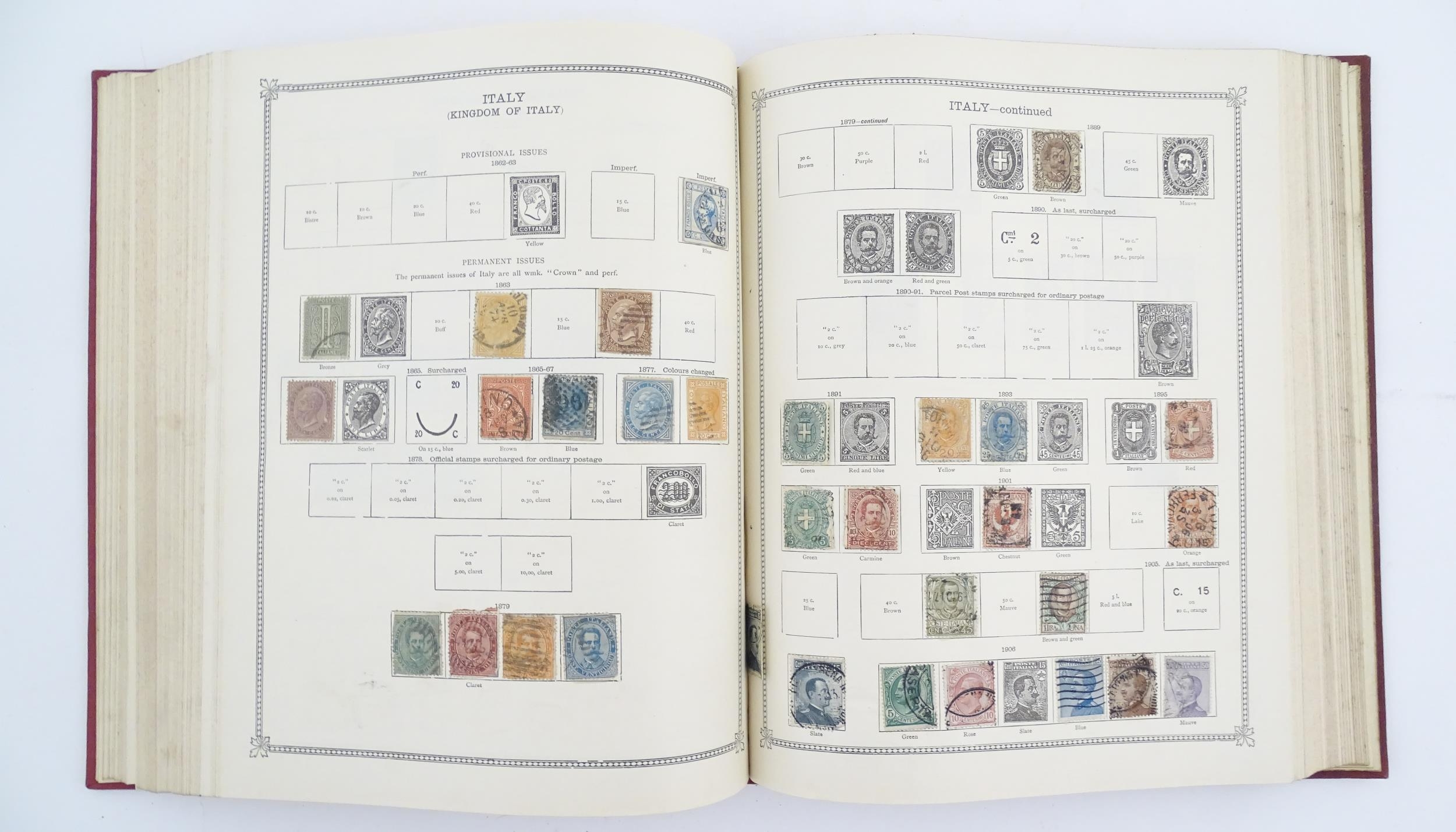 A large quantity of 19thC and later postage stamps and albums, to include two Penny Black stamps, - Image 13 of 33