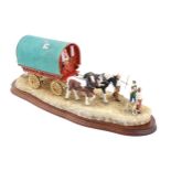 A Border Fine Arts limited edition model Travelling Home from Appleby Fair, by Ray Ayres, no. B0775.