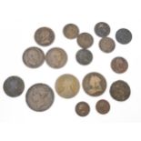 Coins: Assorted 19thC coins to include George IV, William IV and Victorian examples. (17) Please