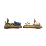 Two Border Fine Arts models comprising Clearing Out by Ray Ayres, model no. A6343, and Pulling a