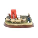 A Border Fine Arts James Herriot model Right of Way by Hans Kendrick, model no. A6026. Model approx.