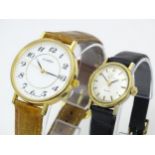 A ladies Certina New Art wristwatch. Together with a gentlemans wrist watch Mondaine. Largest dial