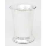 A mercury glass vase. Approx 9 1/4" high Please Note - we do not make reference to the condition