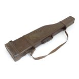 An early to mid 20thC 'Leg o' Mutton' gun case, of leather construction with sling, the interior