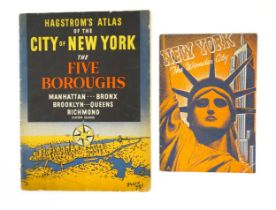 Map: Hagstrom's Atlas of the City of New York - The Five Boroughs Manhattan, Bronx, Brooklyn,