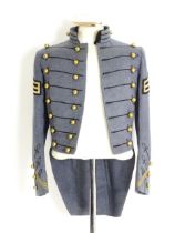 Militaria : a mid 20thC West Point Military Academy tailcoat tunic, with Cadet Store label and