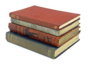 Books: Four assorted books comprising The Anatomy of Courage, by Lord Moran, 1945; Vestiges of the