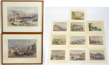 After Murdoch Bruce (1815-1848), Eleven lithographic prints of Hong Kong, Comprising View of