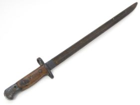 Militaria , WWI / First World War / World War One / WW1 : a pattern 1907 (Mark I) sword bayonet by