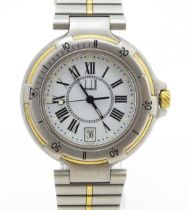 A gentleman's Dunhill quartz wristwatch. Watch approx. 1 1/4" wide Please Note - we do not make