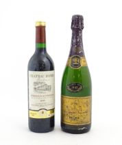 A 75cl bottle of Chateau David Beaulieu 'Bordeaux Superieur 2007', together with a 750ml bottle of