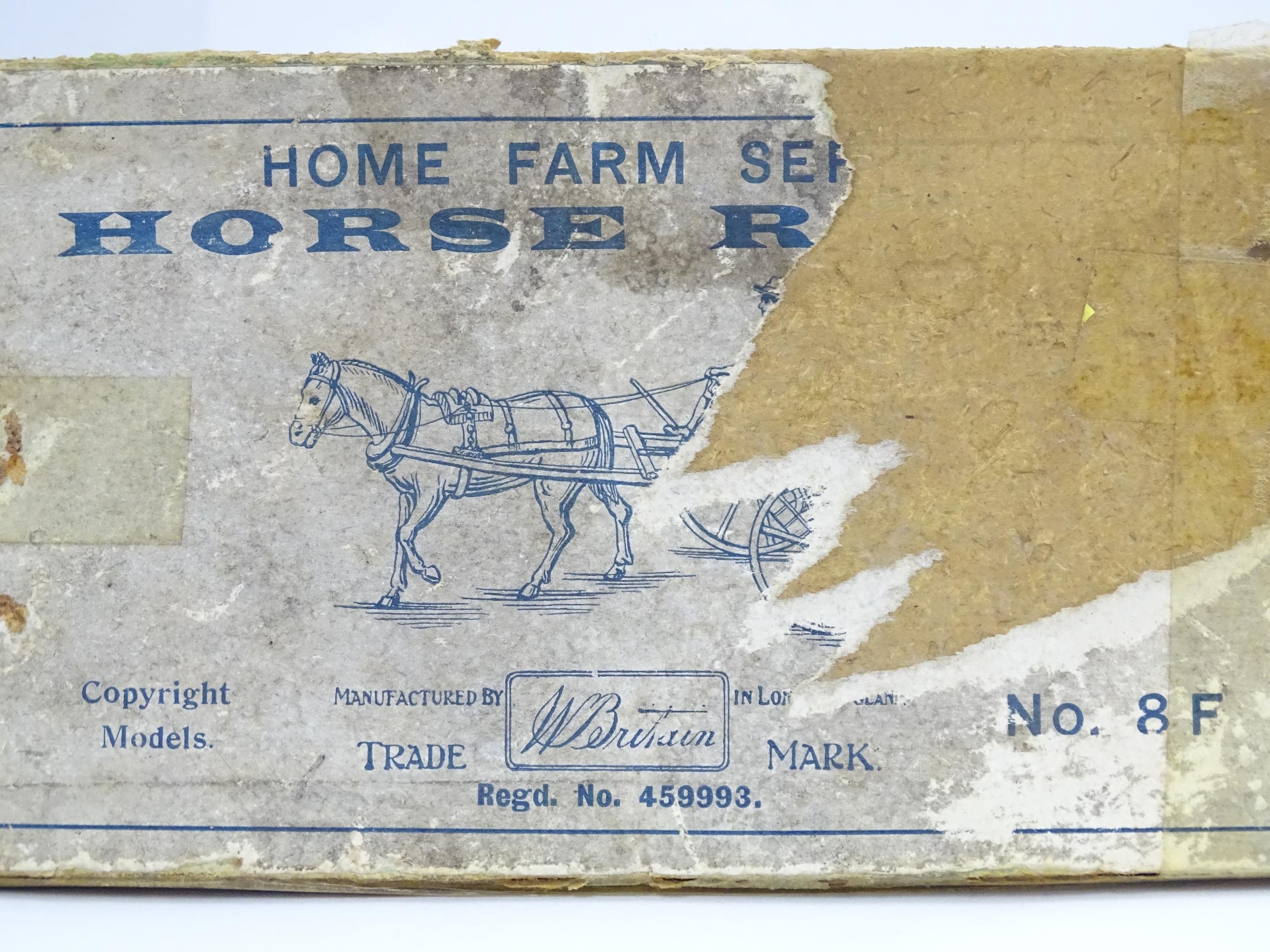 Toys: A quantity of Britains Ltd. cast toys comprising a boxed Horse Rake from the Home Farm Series, - Image 7 of 24