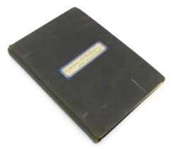 Militaria, WWI / World War One / First World War / WW1 : A handwritten technical notebook covering