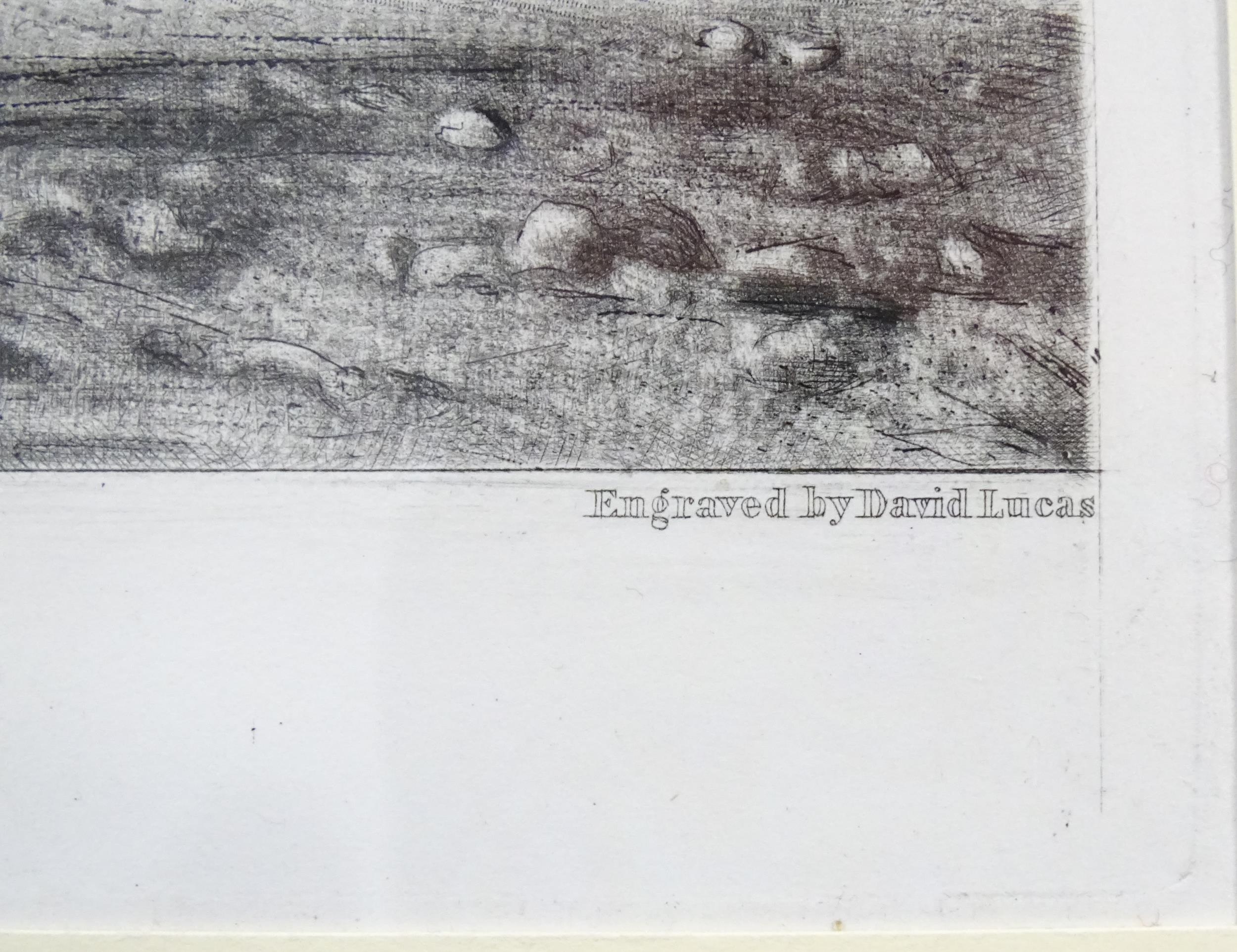 David Lucas, after John Constable (1776-1837), Mezzotint, Spring. Approx. 5" x 9 1/2" Please - Image 5 of 8