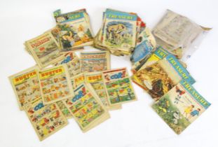 A large quantity of 1960s/1970s British comics, including It's Terrific (No.1 April 1967), Beano,