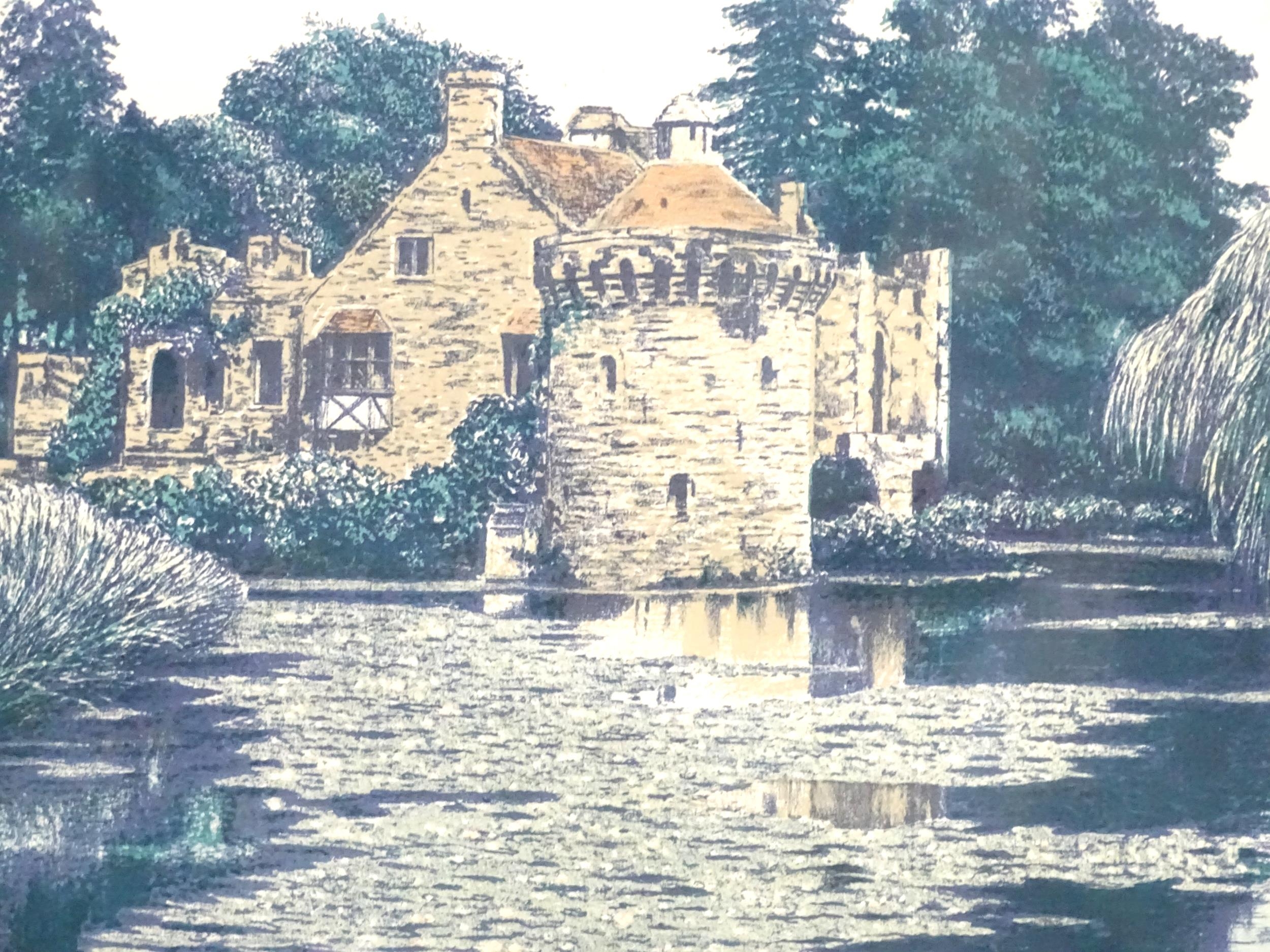 Five assorted signed / limited edition prints to include Scotney Castle by Alex Packham, an - Image 4 of 18