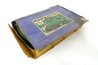 Toy: Marx Speedway tin plate car and track game. Boxed Please Note - we do not make reference to the