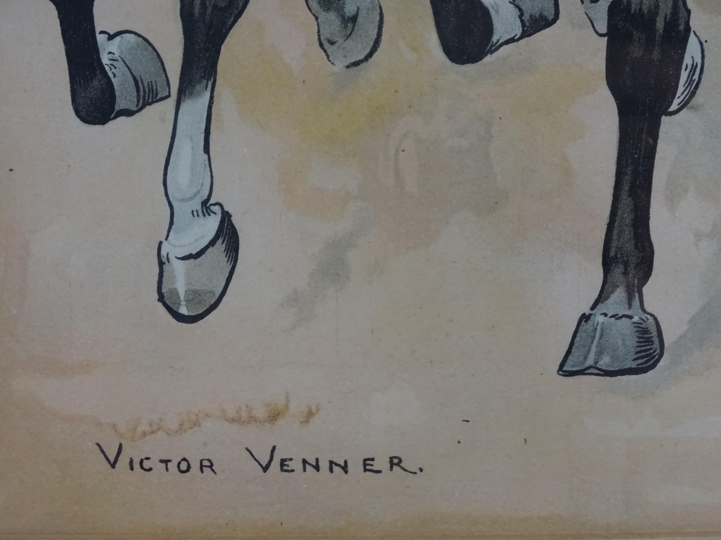 Two 20thC colour lithographs after Victor Venner, comprising A Good Send Off, & The Wedding - Image 8 of 8