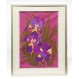 Margaret Wilson, 20th century, Limited edition screenprint, Flowers, Signed, dated 1976 and numbered