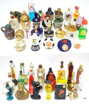 Spirits / Liqueurs etc.: A quantity of assorted novelty miniature bottles to include examples for